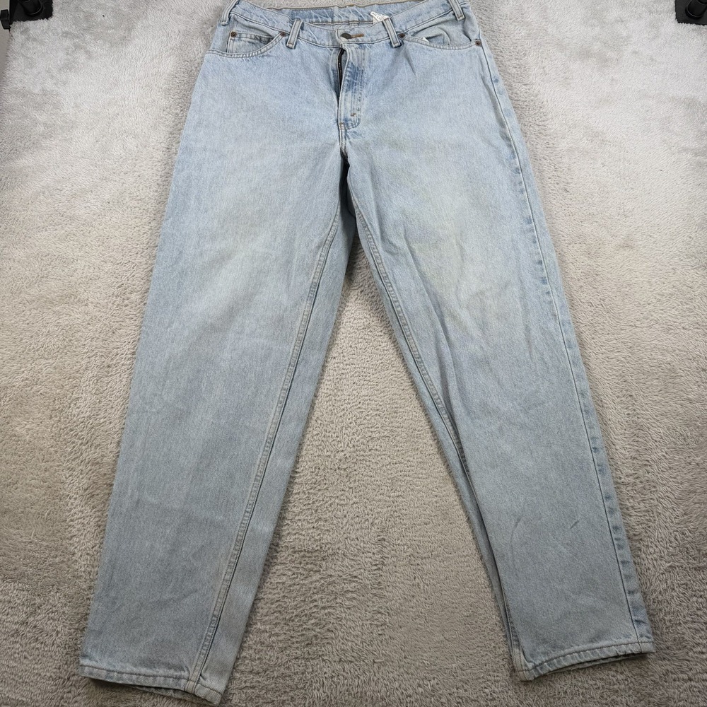 Vintage Levis Jeans Mens 34x32 Orange Tab 560 Loose Fit Tapered Leg Denim 90s - Picture 2 of 10